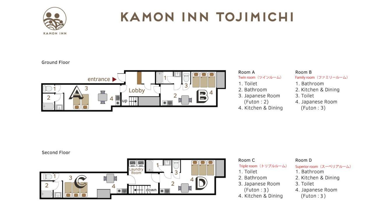 Camo n in Dongko Do Apartment Kyoto Exterior foto